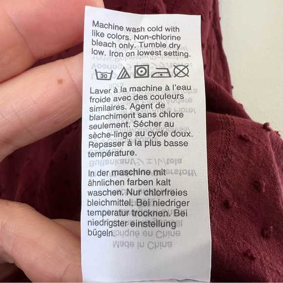 Madewell Button Front Swing Dress in Swiss Dot - Picture 15 of 16